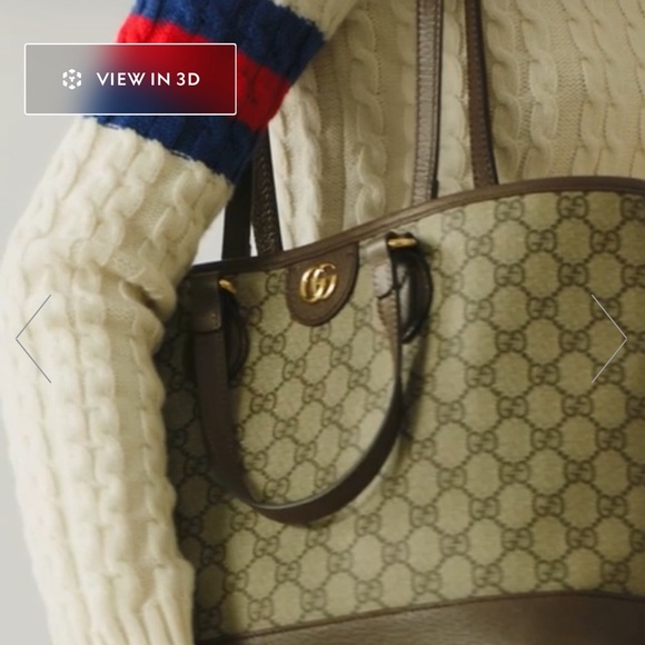 Small Gucci Ophida tote - Picture 3 of 3